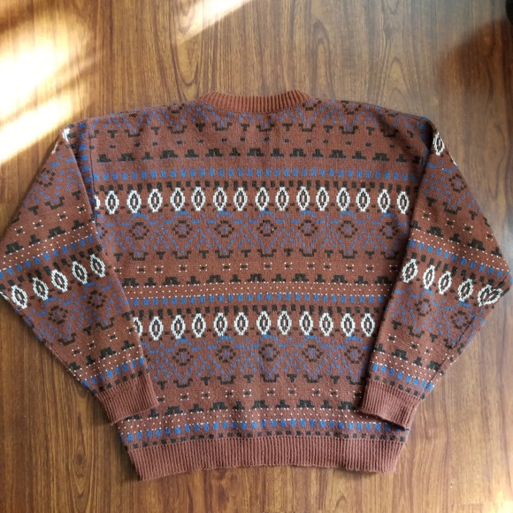 Vintage Le Tigre Sweater 80's VTG Abstract Shirt - Picture 2 of 6